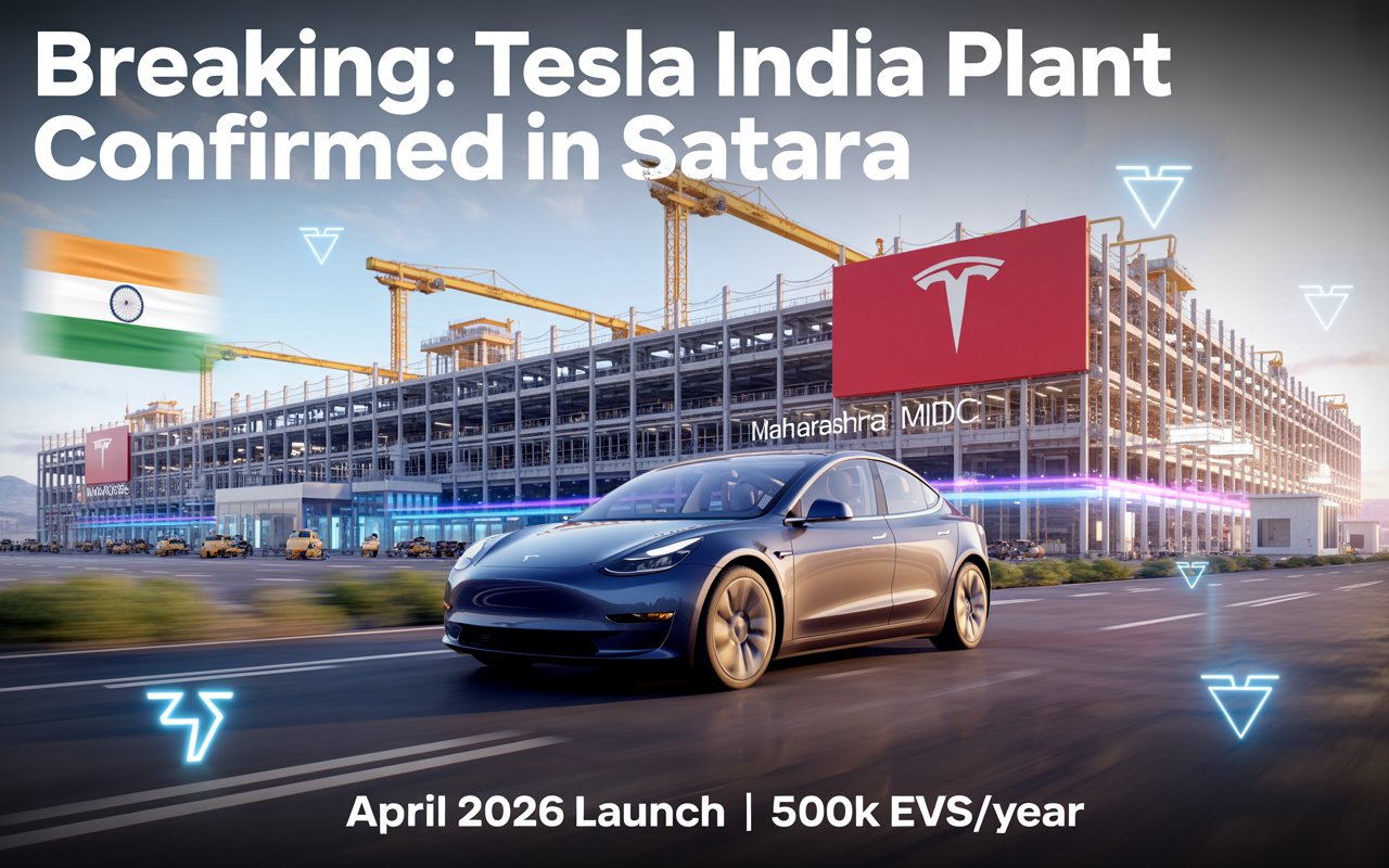 Tesla Finalizes Land Deal in Satara