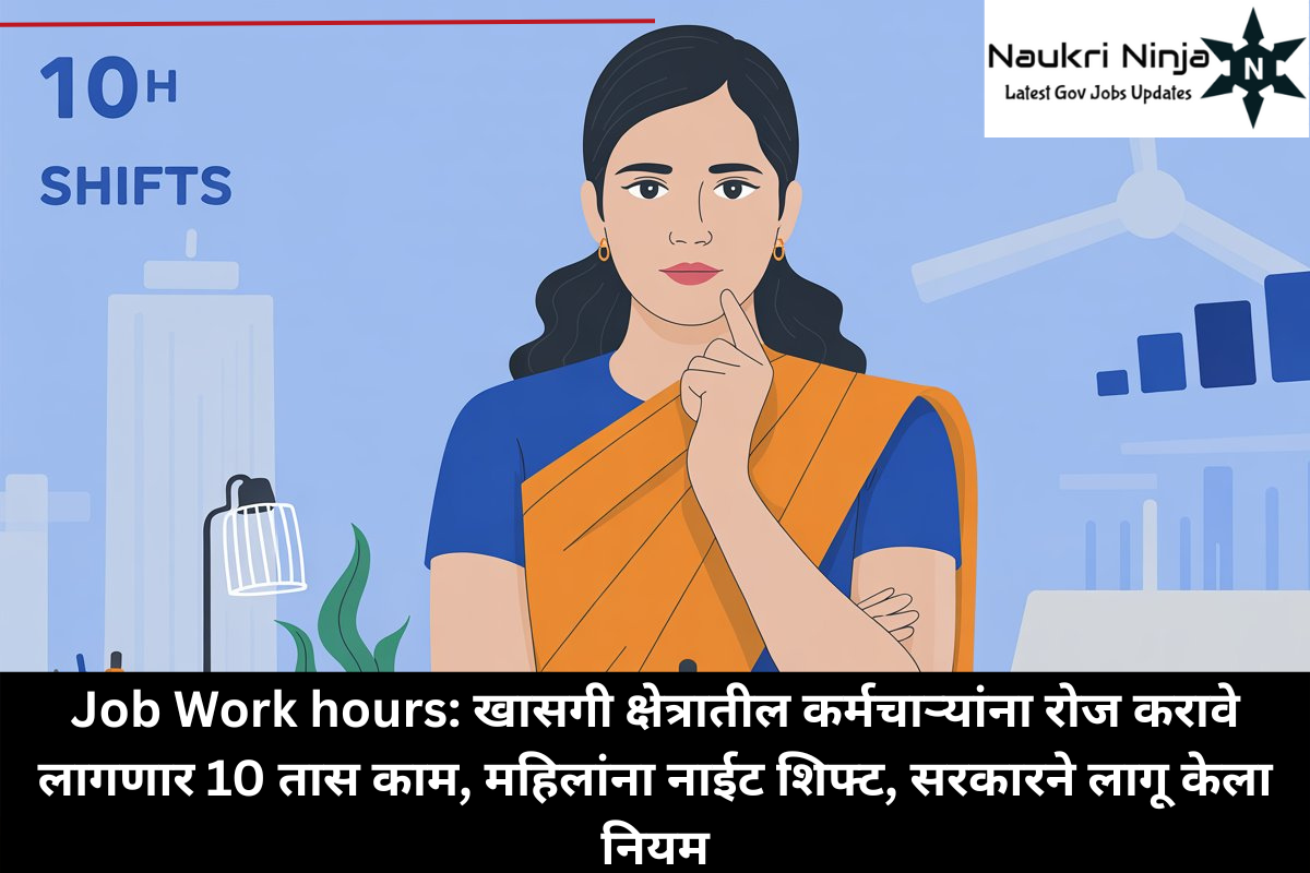 Job Work hours: खासगी क्षेत्रातील कर्मचाऱ्यांना रोज करावे लागणार 10 तास काम, महिलांना नाईट शिफ्ट, सरकारने लागू केला नियम