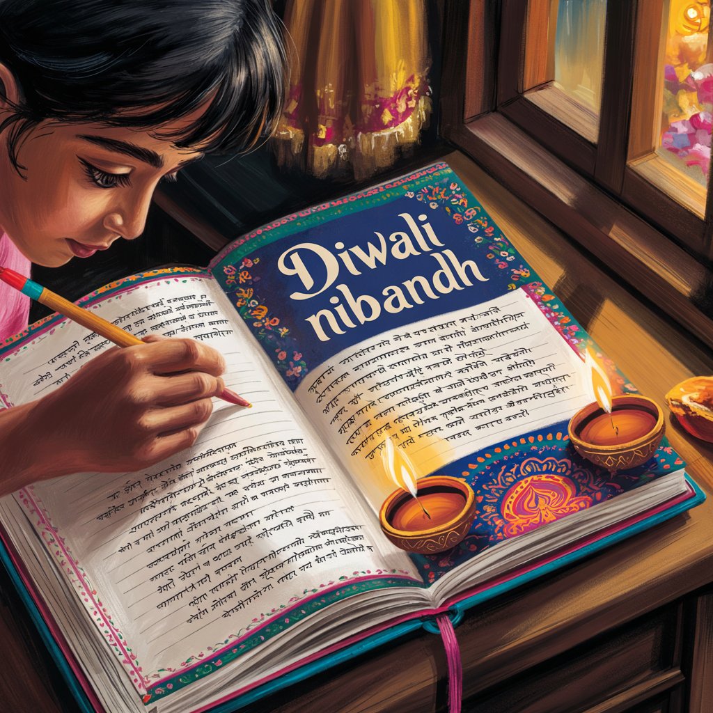 Diwali Nibandh in Marathi | Easy Marathi Essay for Students