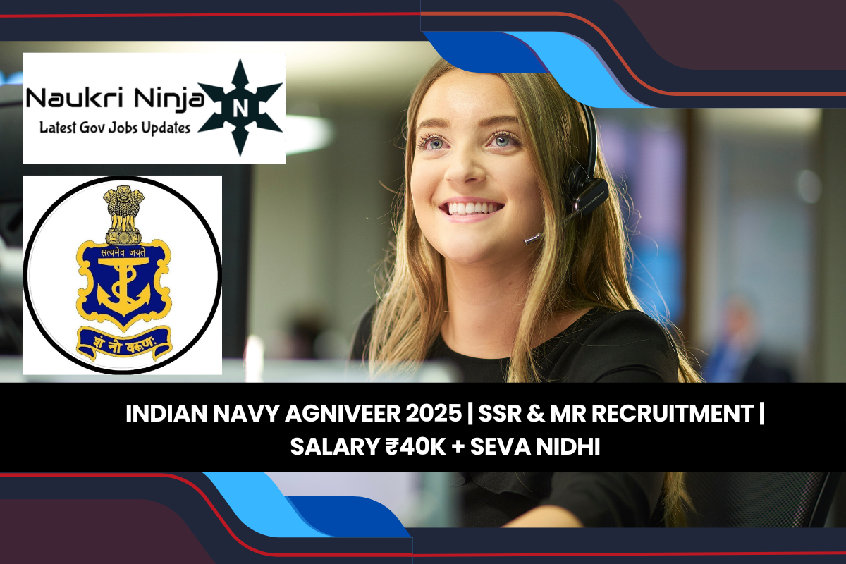 Indian Navy Agniveer 2025 | SSR & MR Recruitment | Salary ₹40K + Seva Nidhi