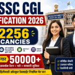 SSC CGL Notification 2026 For 12256 Vacancies